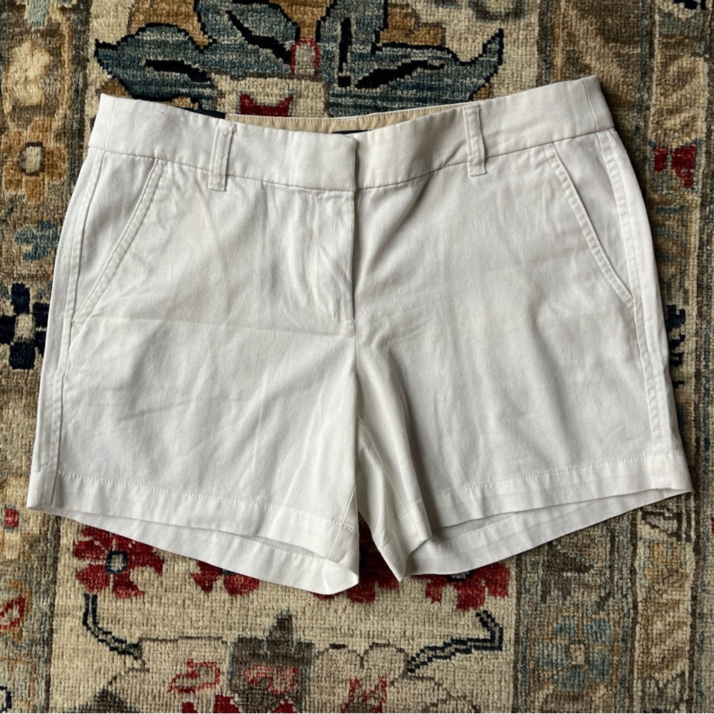 NWT J. Crew Women's 5” White Shorts
